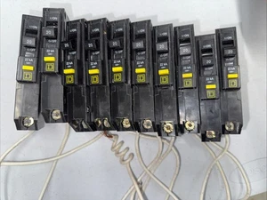 SQUARE D QOB120VHGFI 20 Amp 1-polig 120V BOLT ON GFCI 22kA LEISTUNGSSCHALTER NEU - Bild 1 von 1