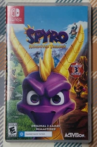 Spyro Reignited Trilogy Nintendo Switch Juego Y Estuche Probado/Funciona Limpio O78 - Imagen 1 de 4