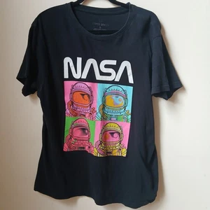 NASA Men's Large Black tee Big Bang Space t-shirt L Astronaut Collectible Warhol - Picture 1 of 6
