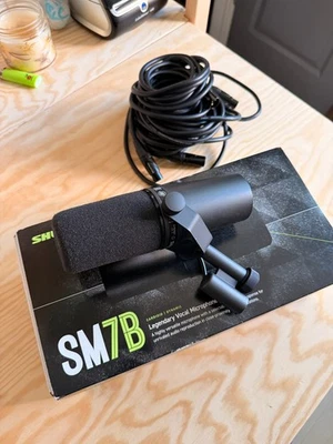 Shure SM7B Cardioid Dynamic Vocal Microphone (BARELY USED) - Image 1 of 4