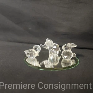 Three Small Swarovski Crystal figurines +1 bonus extra damaged - Picture 1 of 11