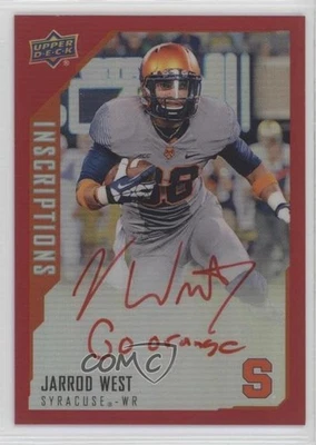 2015 Upper Deck Inscriptions Red /149 Jarrod West #WE Auto - Image 1 of 2