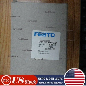 one New Festo CPE10-M1BH-5L-M5 196881 Solenoid Valve Quality assurance - Picture 1 of 7