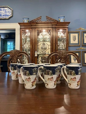 Park Avenue Puppies by Pier 1 进口 - 12 件老式假日马克杯 — 第 1/4 张图片