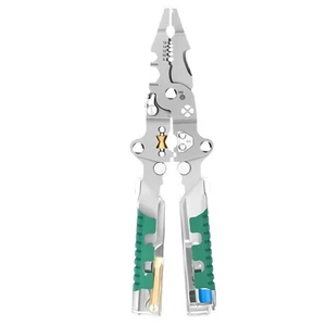 Portable Multi-Functional Folding Wire Stripper Pliers With Electrical Test - Picture 1 of 17