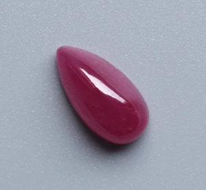 Cabujón Rubí Natural Piedra Preciosa AAA Rojo+++ Rubí Suave Pulido Pera Cabinas 12X6MM - Imagen 1 de 10