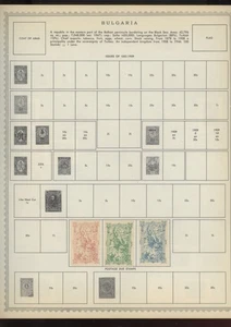 Colección de estampillas de Bulgaria 1919-1947 MNH MH páginas de álbum Minkus usadas (mb19 - Imagen 1 de 12