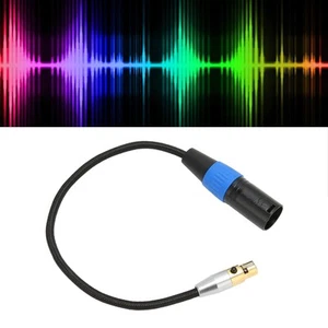 .›XLR Male To Mini XLR Female Cable 3 Pin XLR Cable Adapter For Camera Mixer Mic - Picture 1 of 22