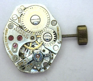 NOS New Antique MOR KATZ New York 17j Swiss Wrist Watch Movement Working #X413 - Bild 1 von 5