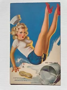 1940er Pinup Girl Bild Mutoskop Karte - Zoe Mozert - Hit The Deck - Bild 1 von 2