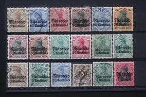 STAMPS GERMANY POST OFFICE IN MOROCCO SMALL SELECTION MH + USED NICE VALUE! - Picture 1 of 1