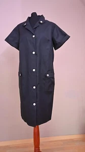 Nylon Kittel schwarz Gr. 44 Vintage Sofinyl exquisit - Bild 1 von 6
