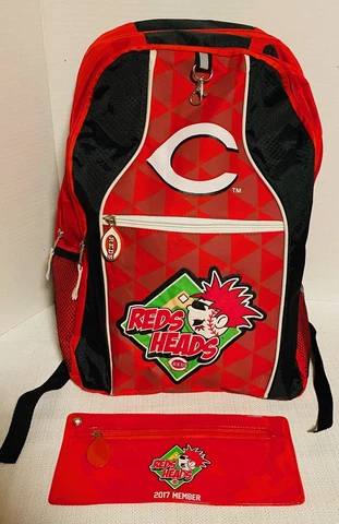 2017 Cincinnati Reds Heads Backpack Kids Club Member  Bag Travel Fan Souvenir G4 Cover