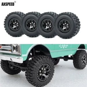 Cerchi Beadlock metallo AXSPEED 1.0" + pneumatici per RC Axial SCX24 1/24AXI001/2/4 - Foto 1 di 15