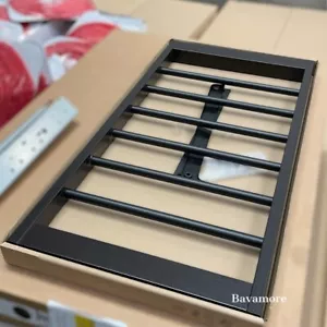 IKEA KOMPLEMENT Pull-Out Pants Hanger Black Brown 29½x13¾" BRAND NEW 104.465.24 - Picture 1 of 7