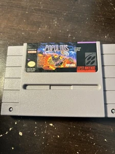 POPULOUS SUPER NINTENDO CARTRIDGE ONLY - Picture 1 of 2