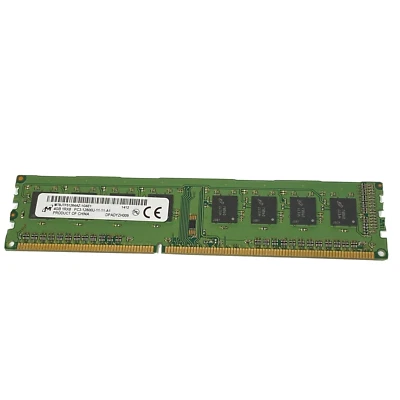 4GB Desktop Memory RAM Module - Micron  1Rx8 PC3-12800U | MT8JTF51264AZ-1G6E1 - Image 1 of 3