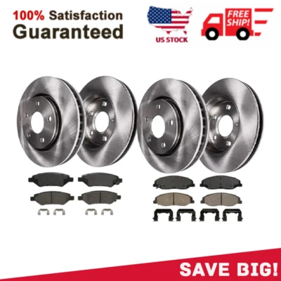 Rotor de disco trasero delantero 316 mm 315 mm + pastilla de freno de cerámica para Cadillac CTS 2008-2014 Foto 1 de 3