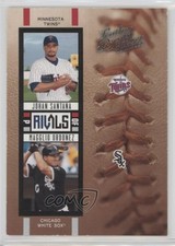 2005 Donruss Leather & Lumber Rivals /2000 Johan Santana Magglio Ordonez #R-16
