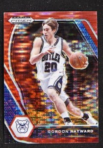 2021-22 Prizm Draft Picks Base Red Pulsar #99 Gordon Hayward - Butler Bulldogs