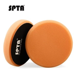 SPTA 1Pc 5" T40 Medium Cut Round Flat Polishing Buffing Foam Pad For Polisher - Picture 1 of 8