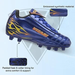Vizari Blaze FG Kids Soccer Cleats, Blue, Size-Youth-3, VZSE93283Y-3 - Picture 1 of 4