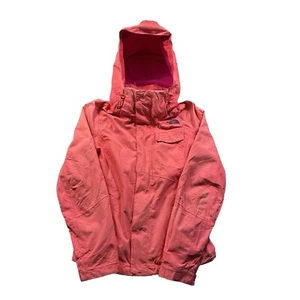 The North Face Pink Orange Outdoors HYVENT Jacket Size XS Removable Hood 2 In 1 - Foto 1 di 22