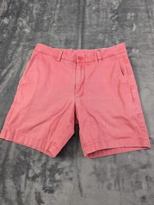 Vineyard Vines Shorts Mens 30 Breaker Chino Stretch Coral Pink Salmon Flat Golf - Picture 1 of 15