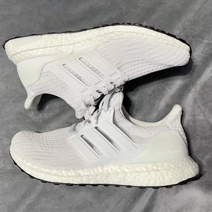 Adidas UltraBoost 4.0 DNA Running Shoes Triple White FY9120 Mens Size 8 - Picture 1 of 7