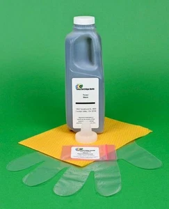 Toner Nachfüllset mit Chip für schwarz Okidata C9600 C9800 42918904. 460gr. 15K Seiten - Bild 1 von 1
