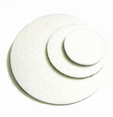 Rayon Glass Metal Polishing Pad Packs of 2, Sizes 50mm 77mm or 130mm
