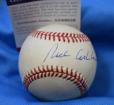 Richie Ashburn Psa Dna Coa Autograph National League Onl Hand Signed Baseball - Image 1 of 2