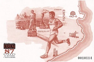 Spain 1987 Edifil OP #14 Philatelic Exhibition "Exfilna 87" MNH VF - Picture 1 of 1