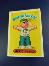 1986 Garbage Pail Kids Series 3 #84a Joe Blow Small Crease In Upper Right...