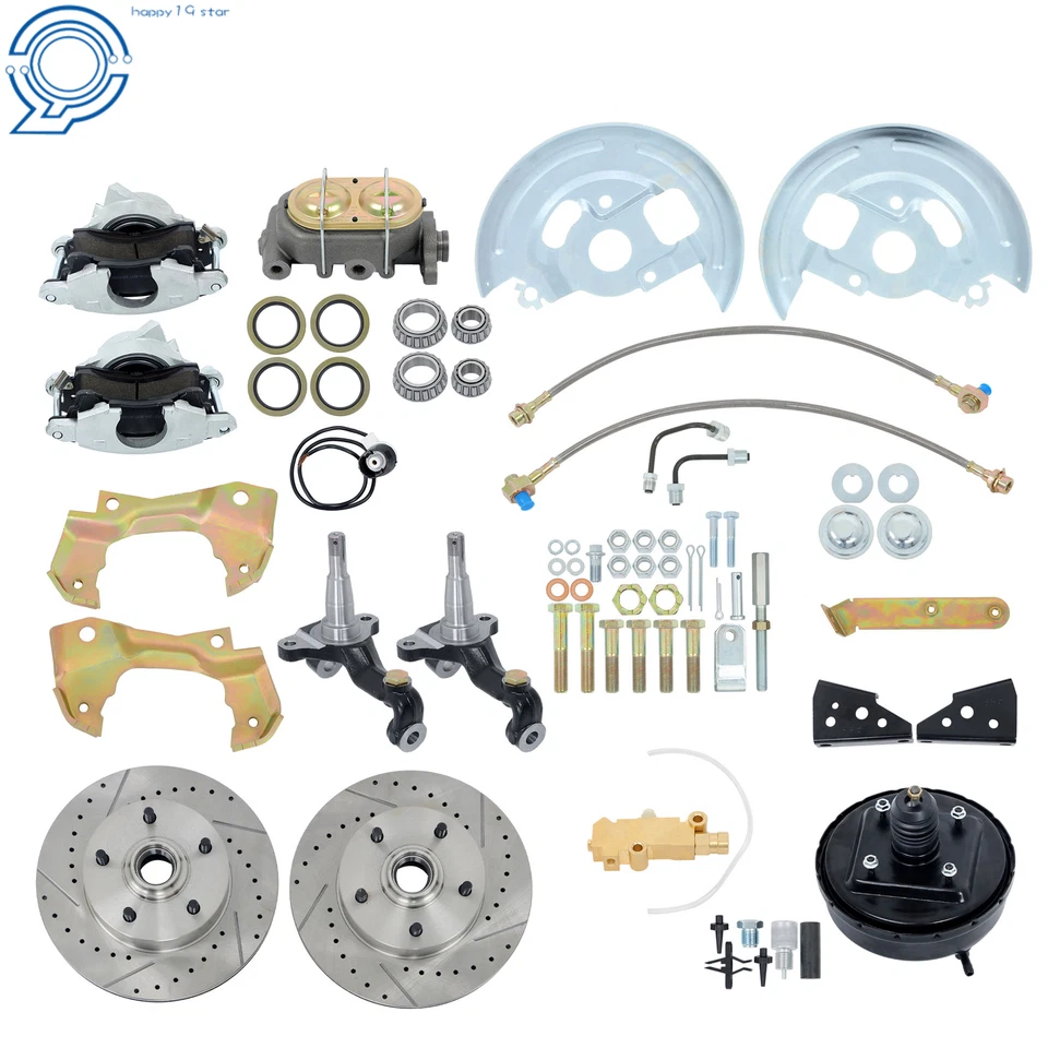 Body Disc Brake Conversion Kit For GM A, F, X Camaro, Chevelle, Nova, GTO 64-72 - Imagem 1 de 4