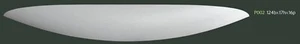 Applique in gesso da parete B124 x H17 x P16 - P002 - Lampada da soffitto parete - Foto 1 di 1