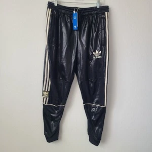 Adidas Originals Chile 20 Trefoil Track Pants IC8797 Size L Black - Picture 1 of 6