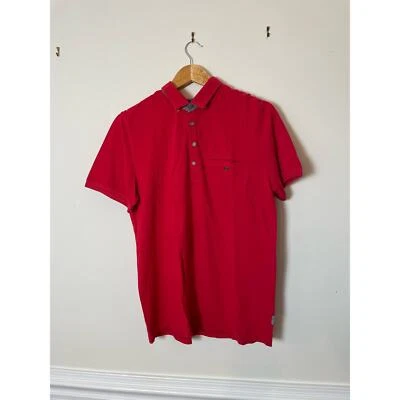 Ted Baker London Red Polo Breas Pocket Preppy Quiet Luxury Money 4 Men’s L - Image 1 of 4