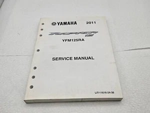 2011 Yamaha Raptor 125 YFM125RA Service Repair Manual OEM Factory YFM 125RA -Rd - Picture 1 of 6