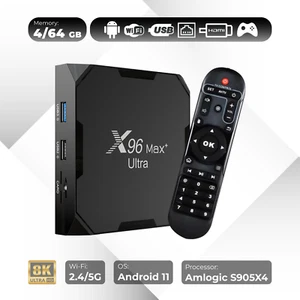 4GB 64GB Android TV box X96 Max Plus Ultra - Picture 1 of 13
