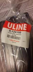 Uline 11" x 5" Teiler für stapelbare Behälter/schwarz/(6er Pack) S-12415D - Bild 1 von 2