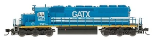 InterMountain N Scale 69323 GATX Leasing SD40-2 Locomotive - Picture 1 of 2