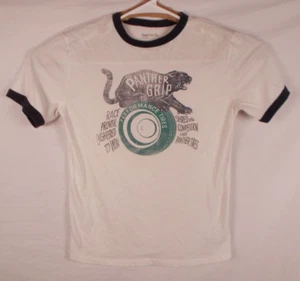 GAP Kids XXL (14-16) White Panther Performance Tires T Shirt Black Trimmed - Picture 1 of 8