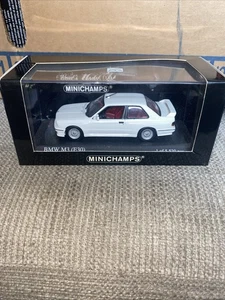 Minichamps 1/43 BMW M3 E30 1987 weiß Diecast PMA altes Modell 430020304 - Bild 1 von 4