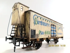 (1PAB02) MÄRKLIN Spur 1 Güterwagen G10 Brauerei Jaenisch, EP I, patiniert v... - Bild 1 von 13