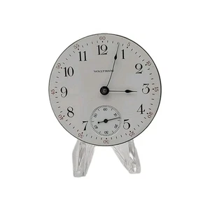 Reloj Bolsillo Waltham Grado Esterlina Años 18 Movimiento Esmalte Cuadrante Manecillas Piezas (901) - Imagen 1 de 3