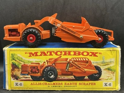 Matchbox King Size K6-A2: Allis-Chalmers Earth Scaper with K3 Box - Image 1 of 4