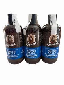 Set di 3 balsami per capelli naturali giornalieri da uomo Dr. Squatch Fresh Falls 11,5 fl oz - Foto 1 di 2