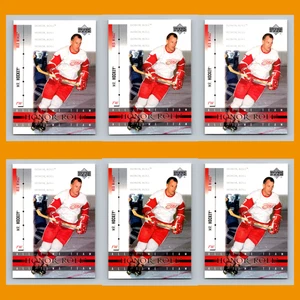 Gordie Howe Lot 6 Hockey Cards 2001 Upper Deck Honor Roll Detroit Red Wings Set - Picture 1 of 8