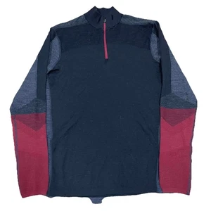 Top SMARTWOOL Clásico Térmico Merino 1/4 Cremallera Para Hombre Talla Mediana - Imagen 1 de 7